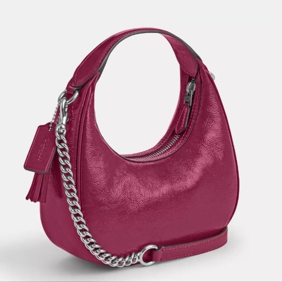 NWT Coach “Carmen” Mini Crinkled Leather Crossbody - Picture 2 of 14